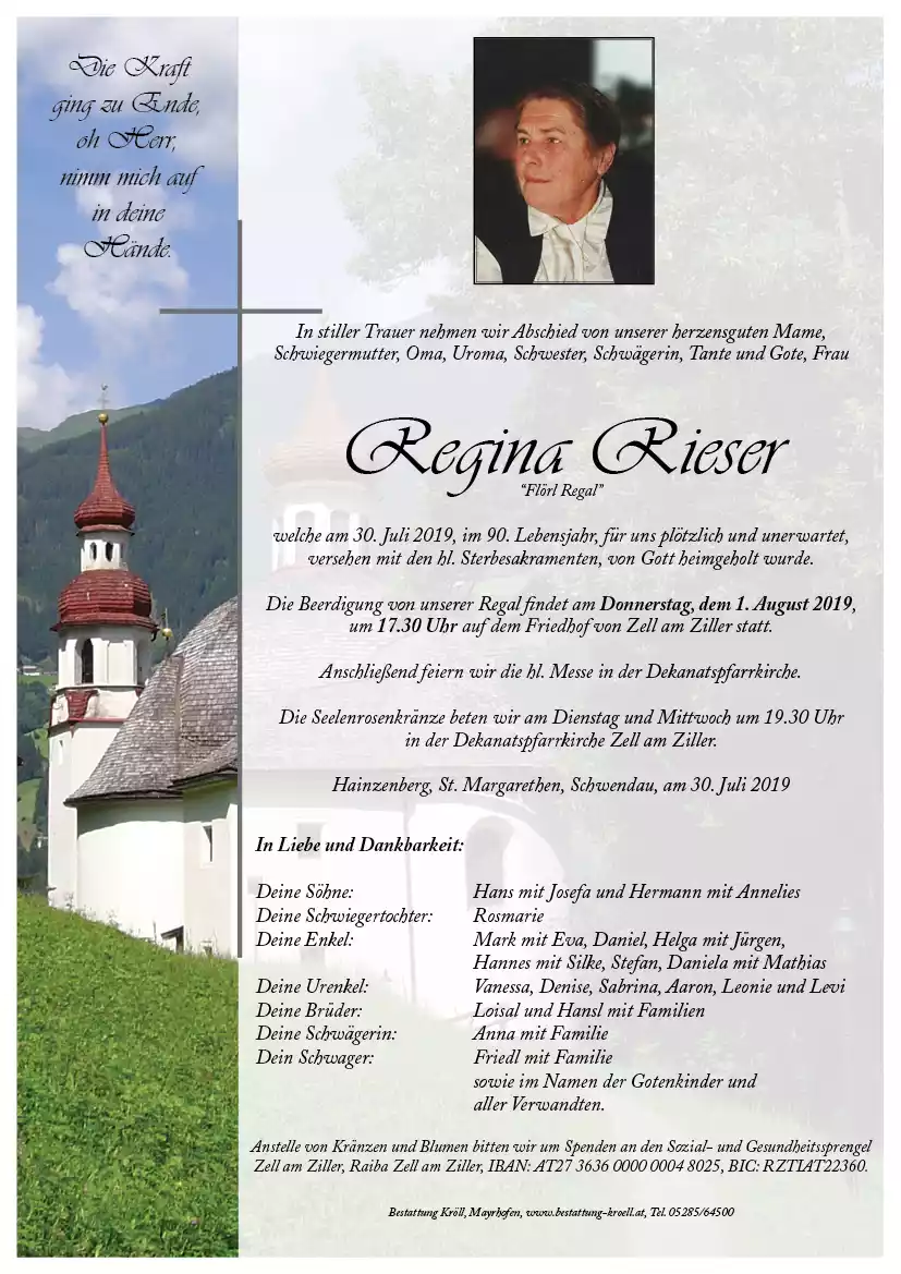 Parte von Regina Rieser